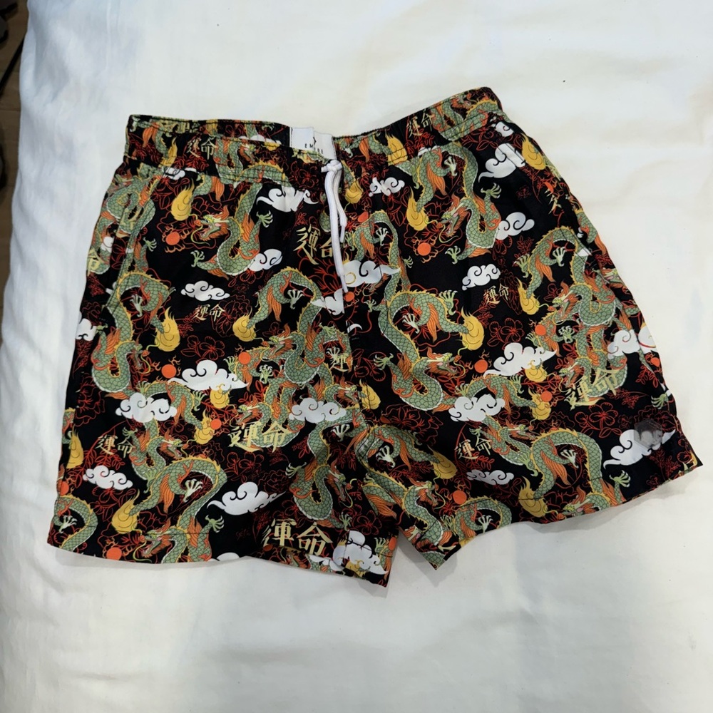 Empyre Boy Youth Ollie Dragon Black Board Shorts Short or swim shorts swim suit